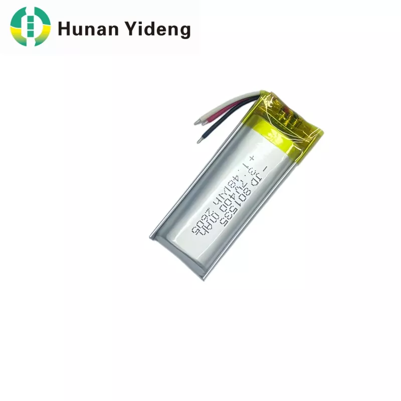 Batería Lipo recargable de polímero de litio plano 3,7 V 600 mAh 801535
