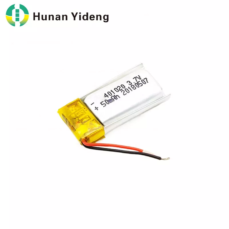 401020 Batería de polímero de litio de 3,7 v y 500 mAh