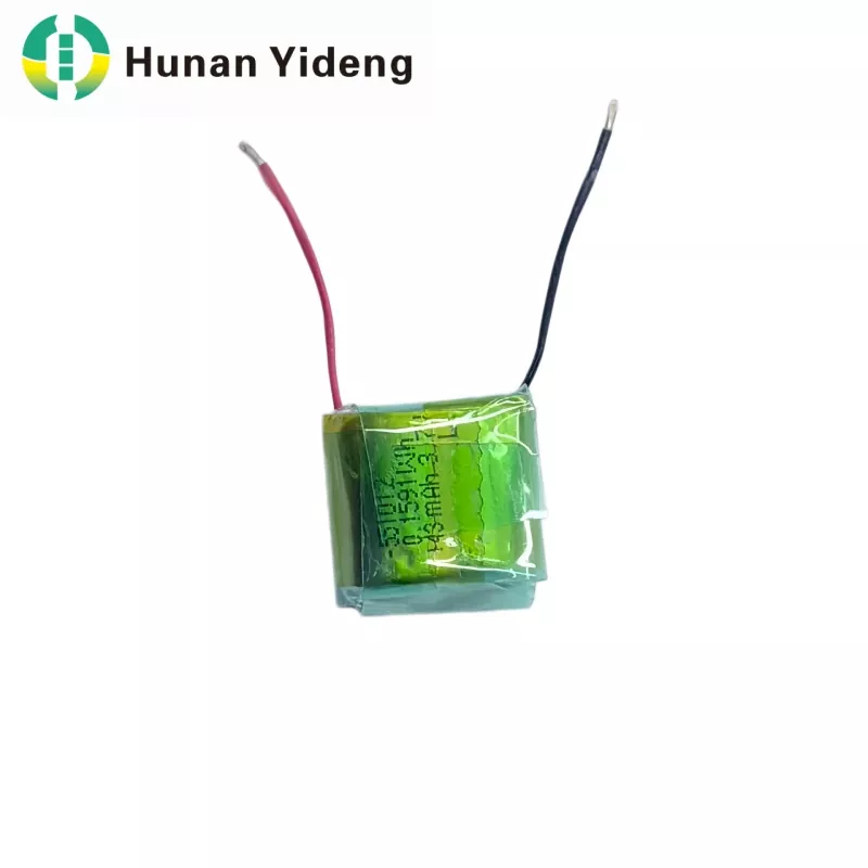 551012 batería eléctrica del polímero de Li de los juguetes de 3.7V 43mah