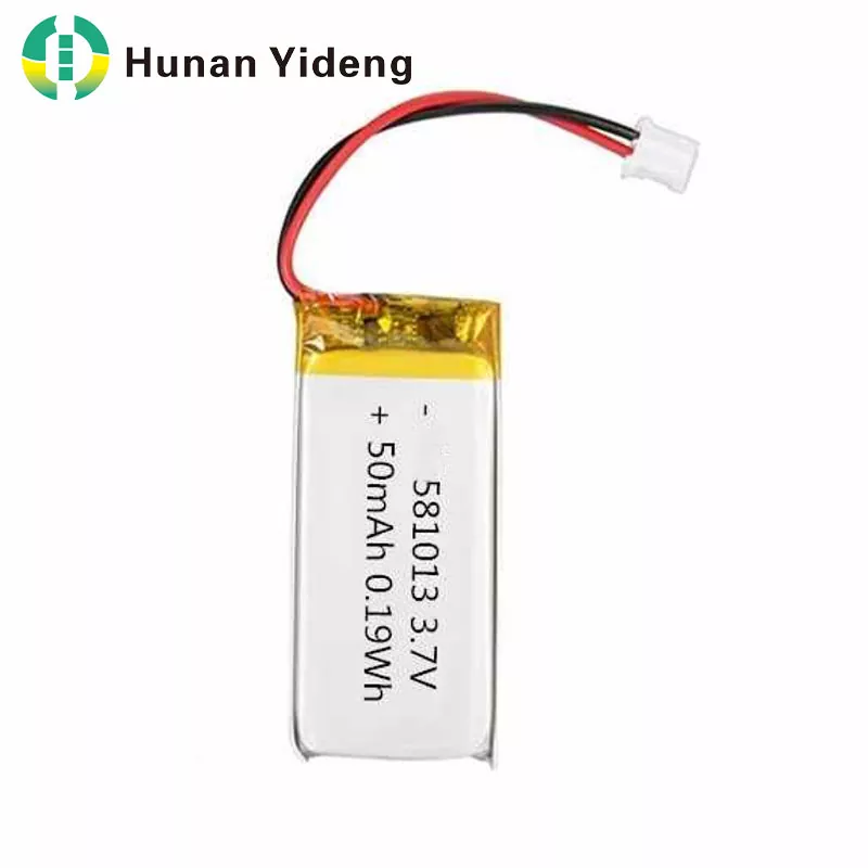 581013 batería Lipo del ion de litio del polímero de litio de 3.7v 50mah