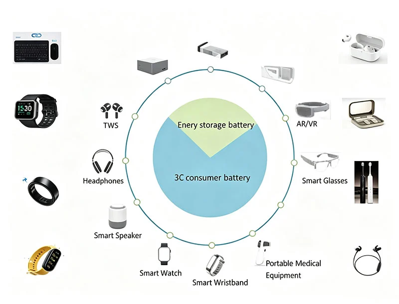 451012 35mah Li Polymer Battery for Bluetooth Headset